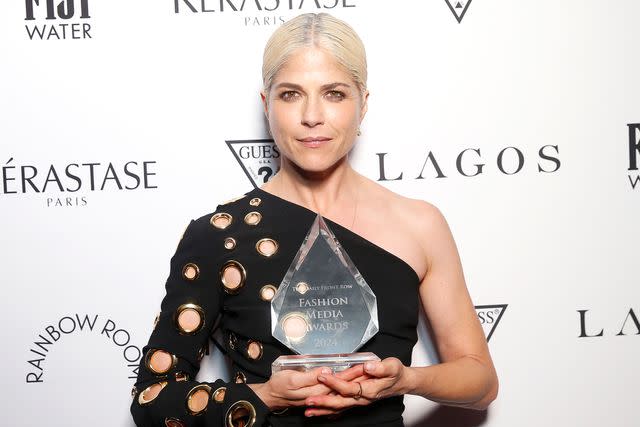 <p>Dominik Bindl/Getty </p> Selma Blair attends The Daily Front Row's 11th Annual Fashion Media Awards on Sept. 6, 2024