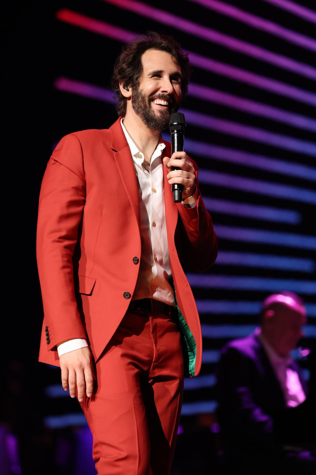 Josh Groban performs during "Josh Groban's Great Big Radio City Show" at Radio City Music Hall on April 08, 2022 in New York City.