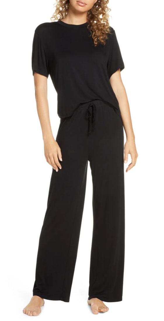 Honeydew Intimates All American Pyjamas in Black