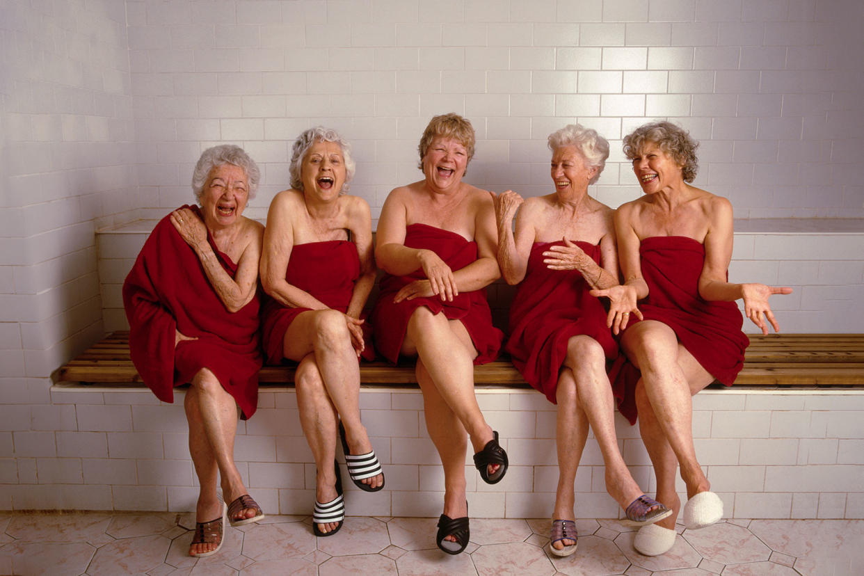 Senior Women Enjoying Day at the Spa Getty Images/Darren Modricker