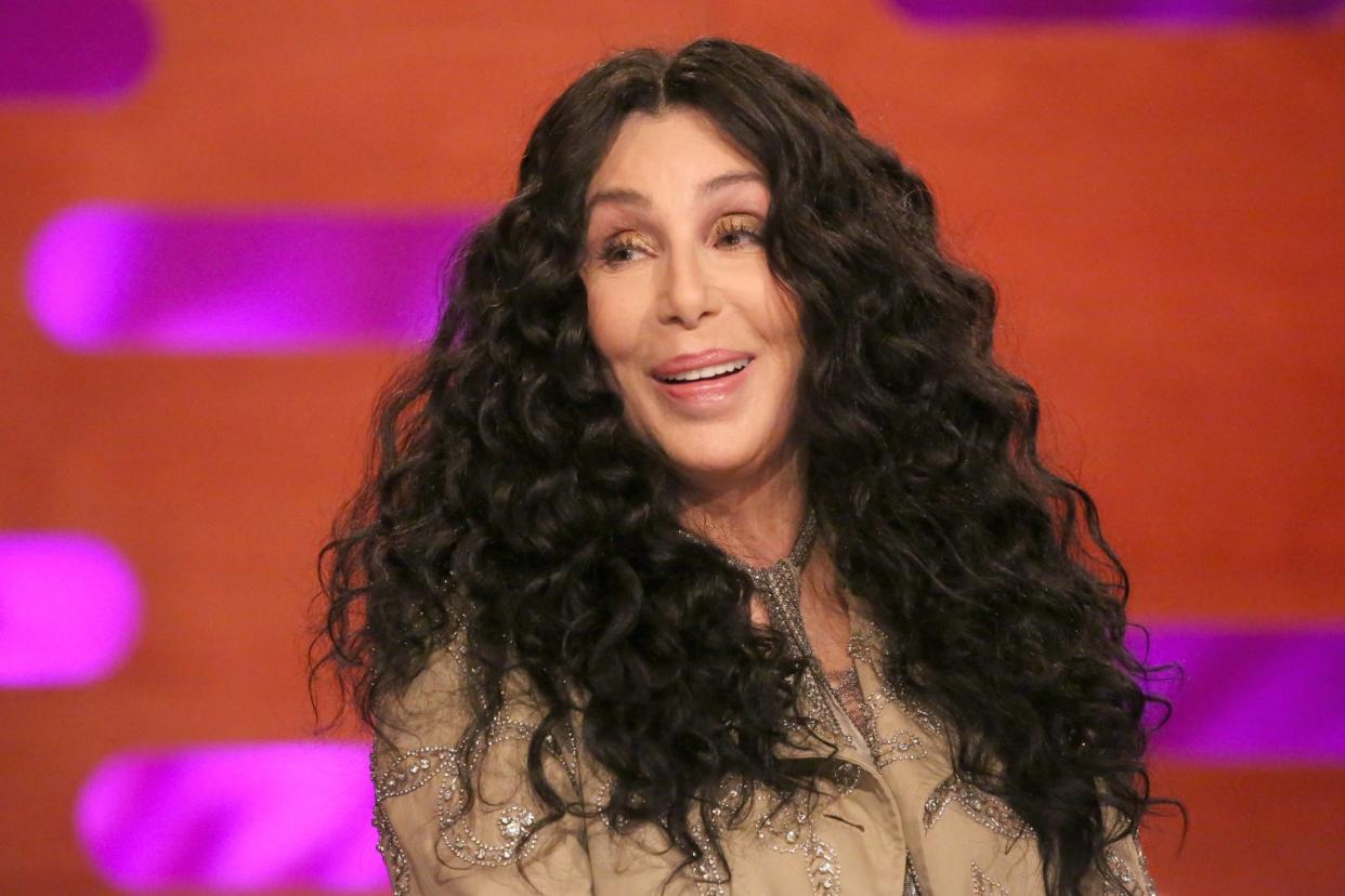 Cher: The songstress joined Graham Norton to talk about The Cher Show: PA Images on behalf of So TV