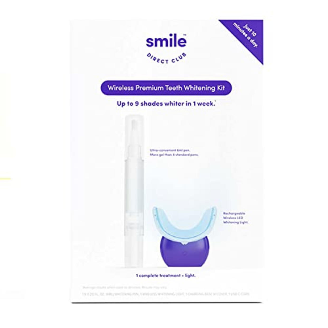 SmileDirectClub Teeth Whitening Kit with Premium Wireless LED Light (Amazon / Amazon)