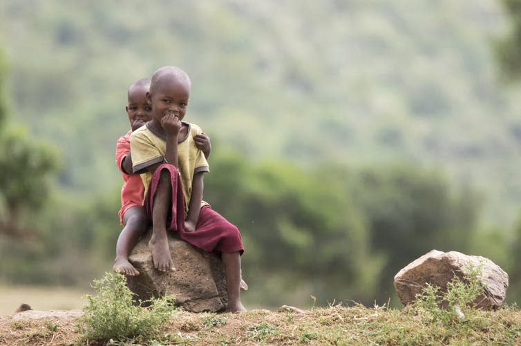 <span class="caption">Masai children.</span> <span class="attribution"><a class="link " href="https://www.shutterstock.com/image-photo/kenya-masai-mara-maji-moto-22072015-372014089?src=lO9KyGH3-27tEnpqDcz4nA-1-12" rel="nofollow noopener" target="_blank" data-ylk="slk:Syndromeda/Shutterock;elm:context_link;itc:0;sec:content-canvas">Syndromeda/Shutterock</a></span>