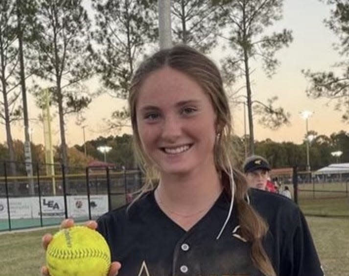 Kenzie Ergle of the South Effingham softball team