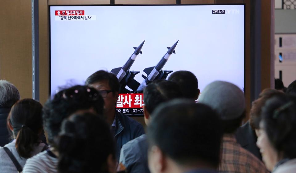 For the second time in less than a week, North Korea launches suspected short-range missiles, according to South Korea's military.