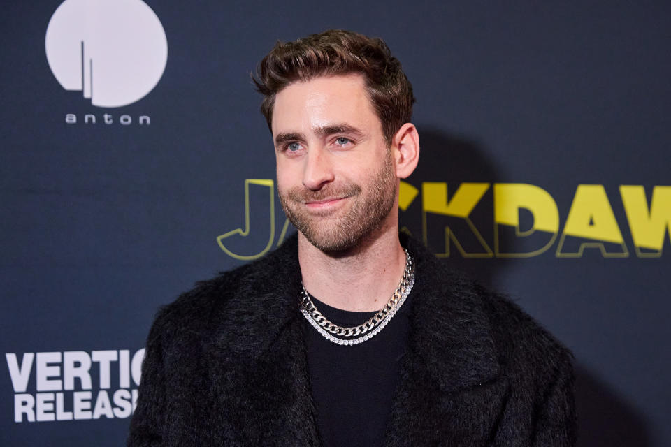 Oliver Jackson-Cohen attends the UK premiere of Jackdaw at the Showcase Cinema de Lux Teesside