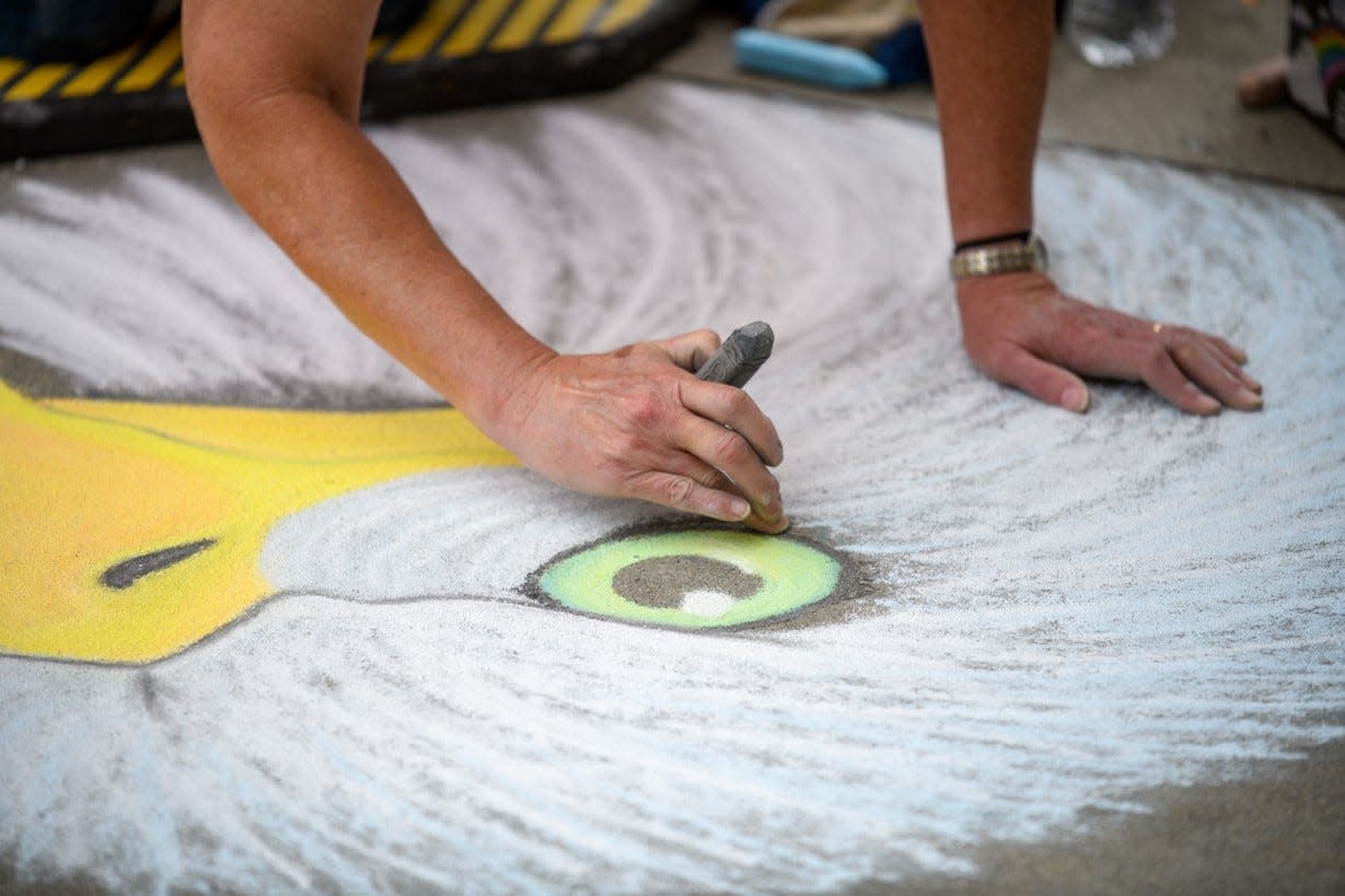 The 26th annual Chalk It Up! contest featured 150 artists who turned Hendersonville's Main Street into a temporary art museum on Saturday, July 16.
