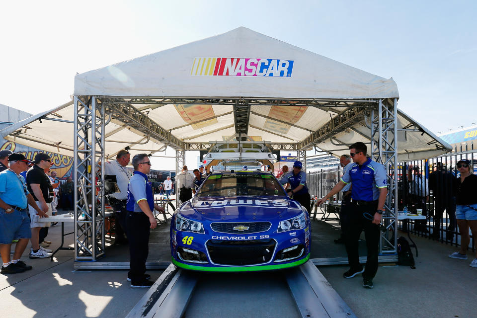 NASCAR will institute a new inspection system in 2018 that’s designed to be more precise than the previous system. (Getty)