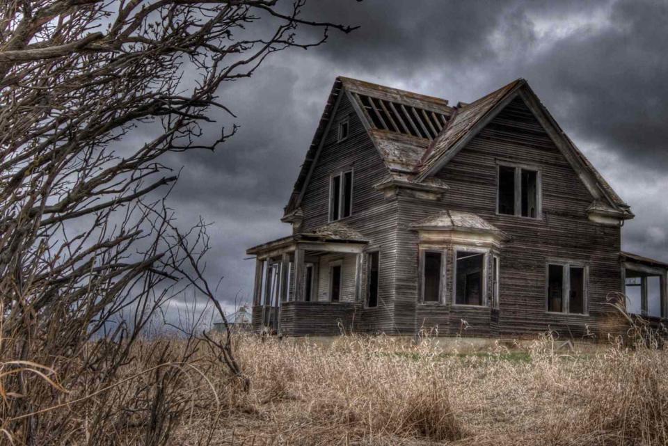 scary looking house