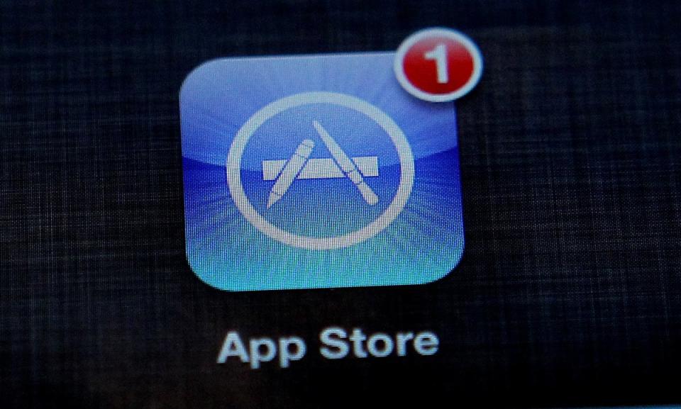 A general view of the Apple App store app on an iPad. (PA Archive)
