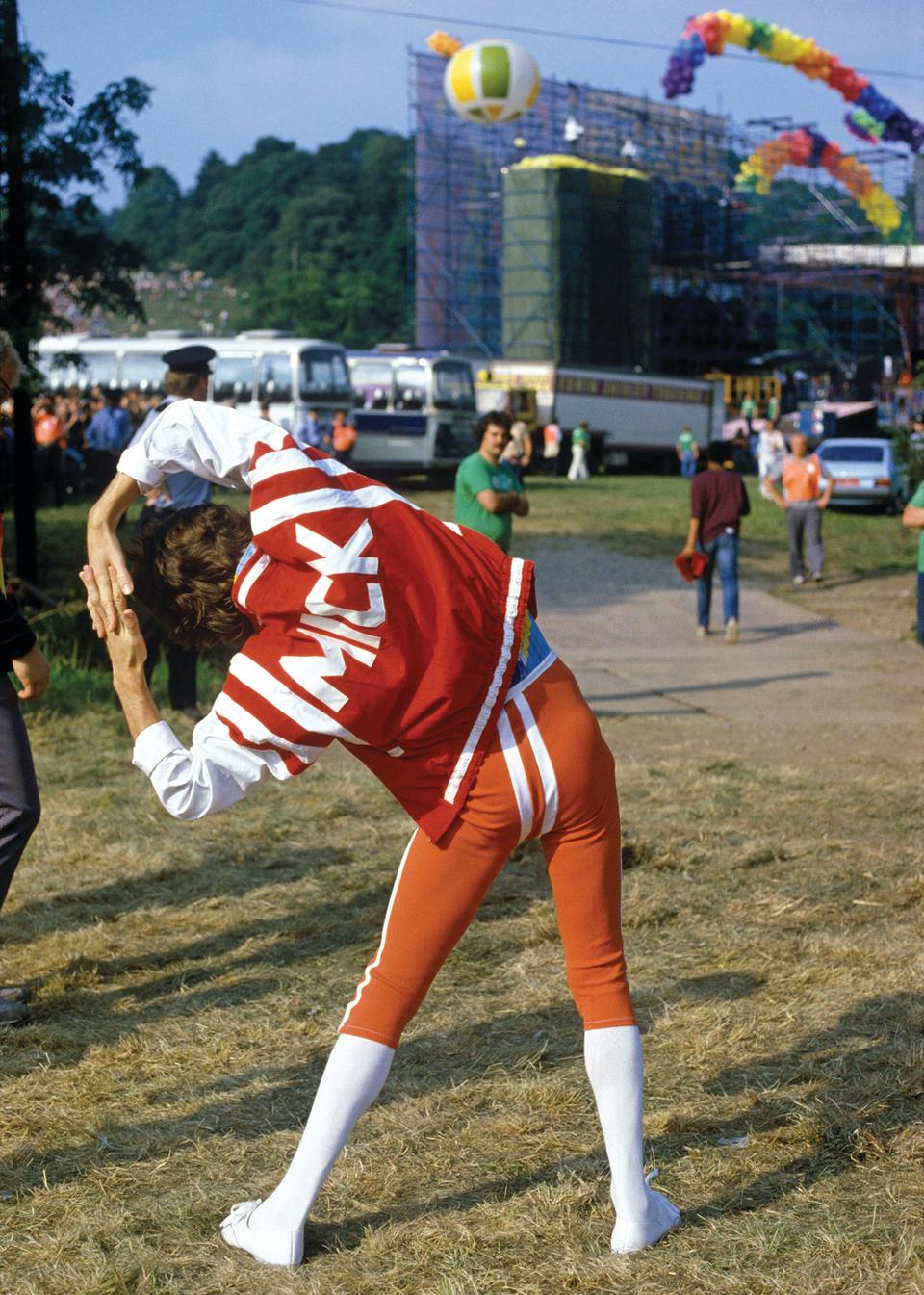 Mick Jagger at Slane Castle in 1982 (Denis O’Regan/West Contemporary/PA)