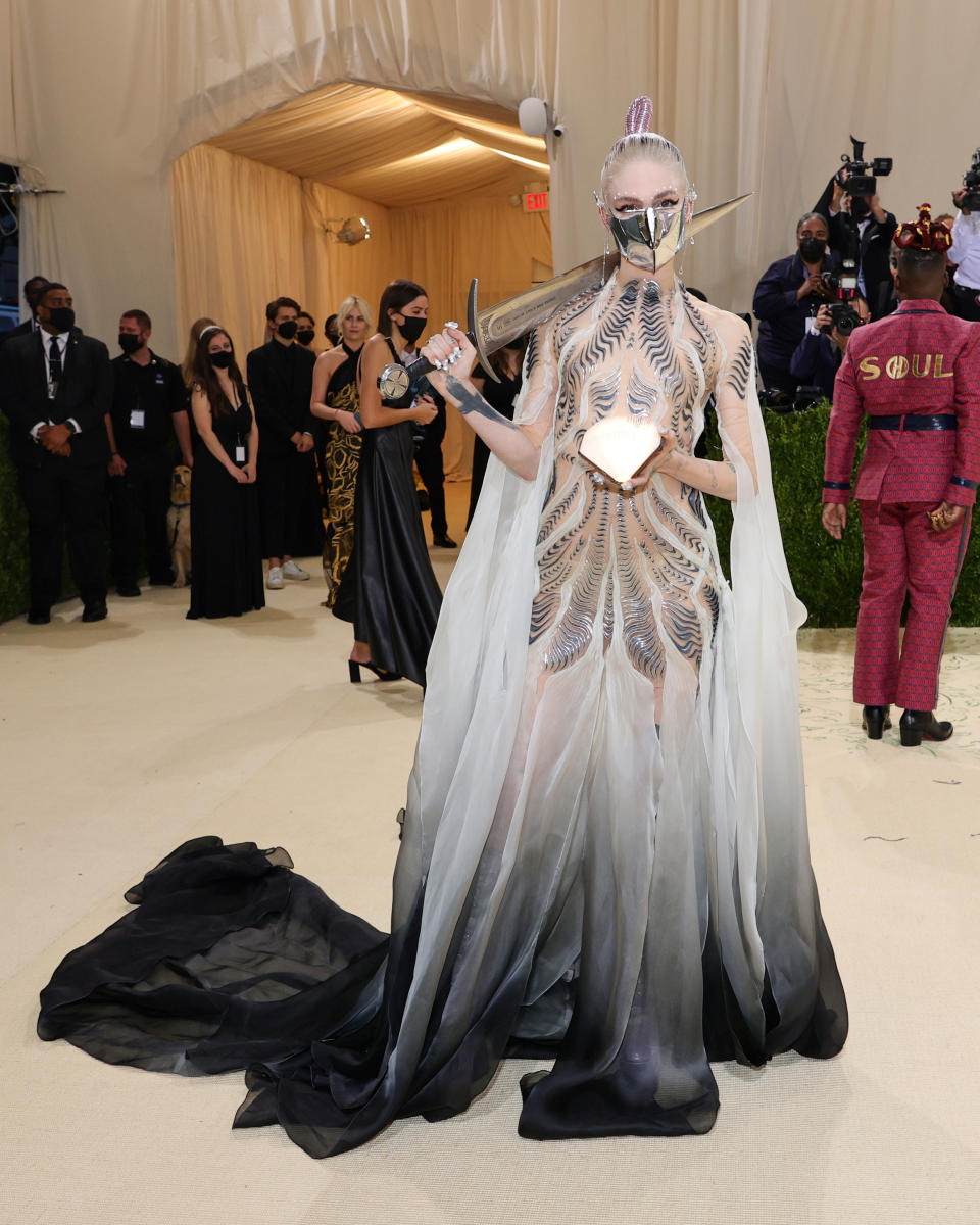 weirdest met gala - grimes