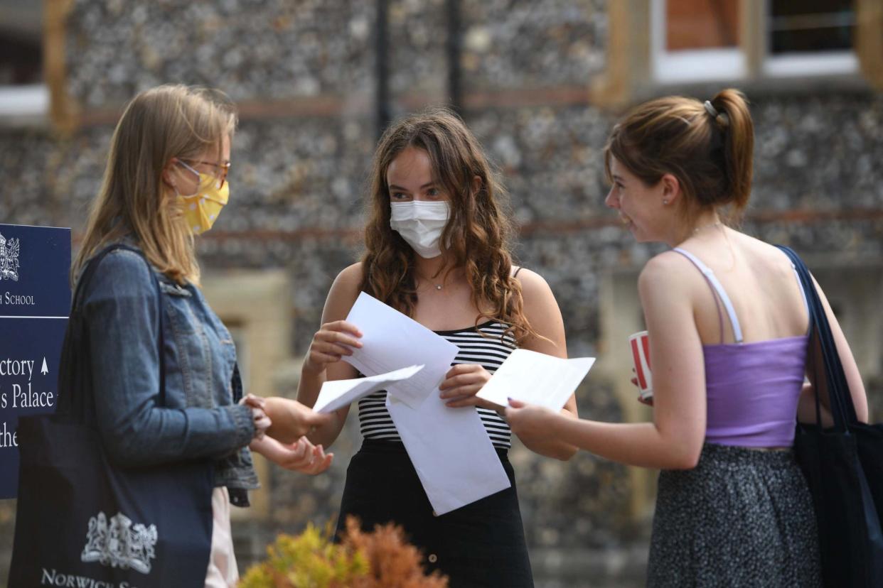 Students across the country are waking up to their A-level results amid last-minute changes to appeals: PA