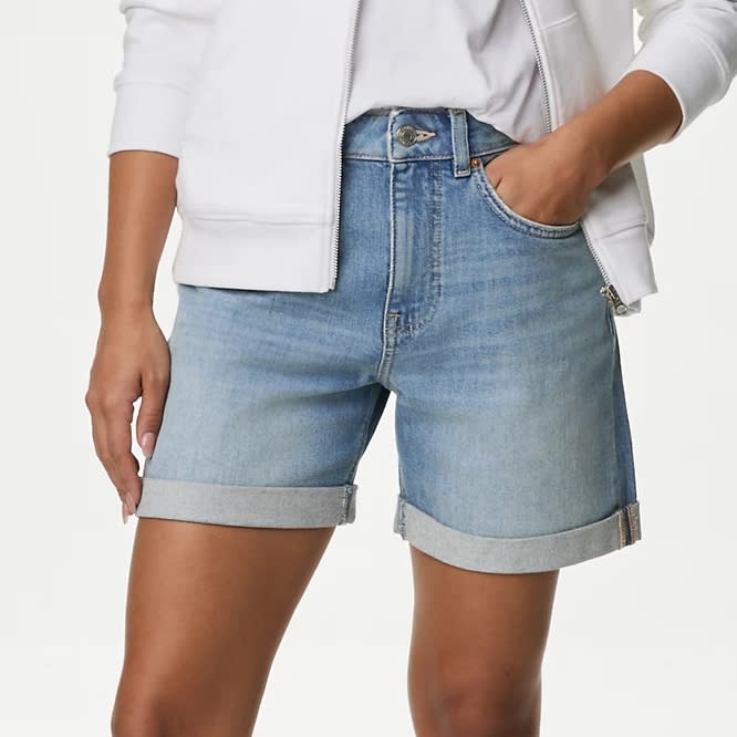 M&S Denim Boyfriend Shorts