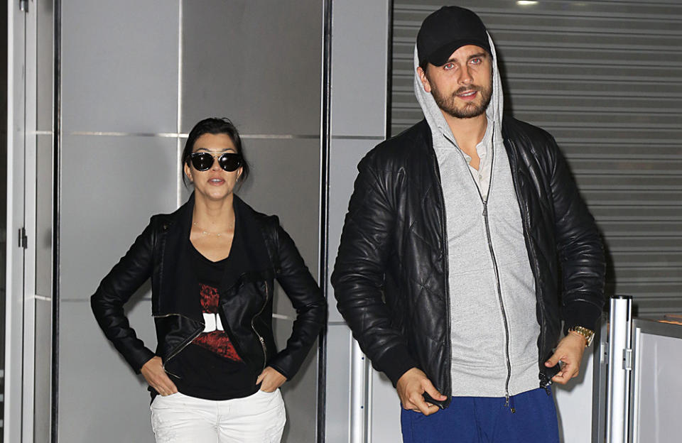 Kourtney Kardashian and Scott Disick reunite for a religious ceremony credit:Bang Showbiz