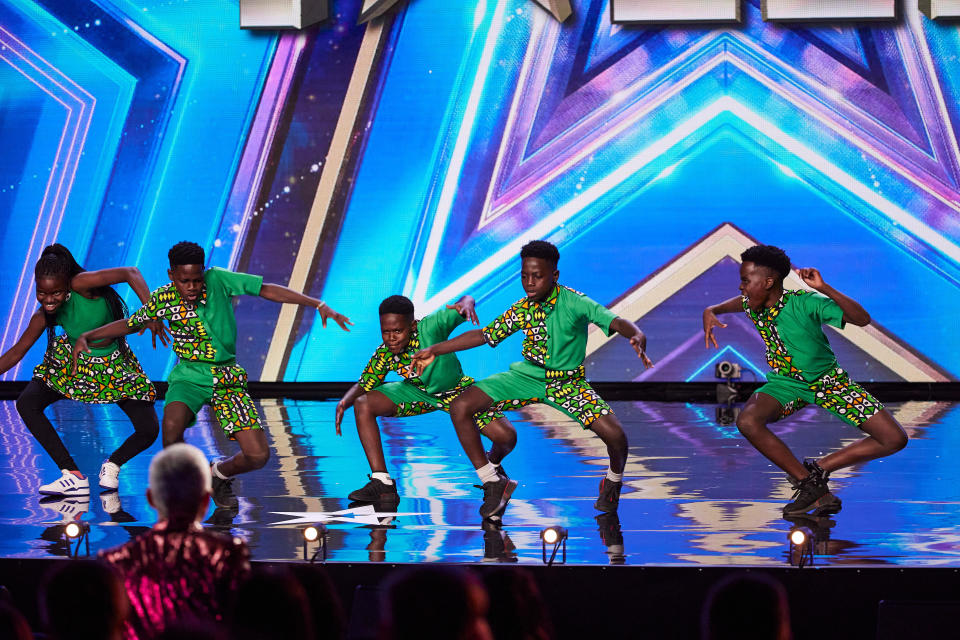 Ghetto Kids got the Golden Buzzer from Bruno Tonioli for their dancing. (ITV)