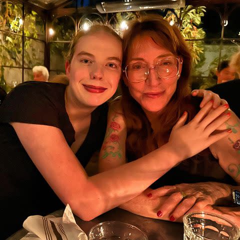 <p>Kurt Sutter Instagram</p> Katey Sagal and her daughter Esmé Louise Sutter.