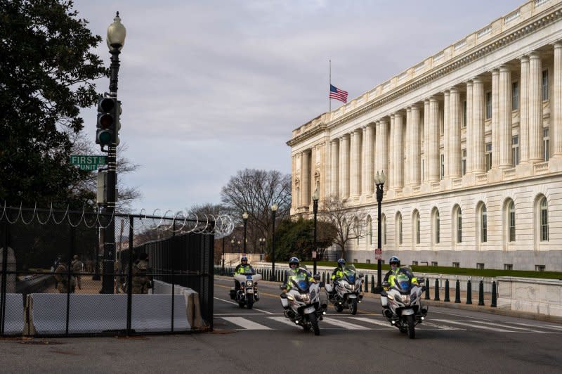 U.S. Capitol Police reopened Senate office buildings in Washington, D.C., on Wednesday after finding no active shooter following a 911 call. Police say the report "appears to be a bad call." File Photo by Ken Cedeno/UPI