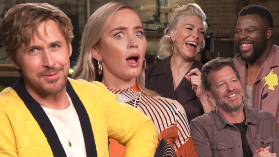 Ryan Gosling, Emily Blunt, Hannah Waddingham, Winston Duke and David Leitch in an interview with CinemaBlend.