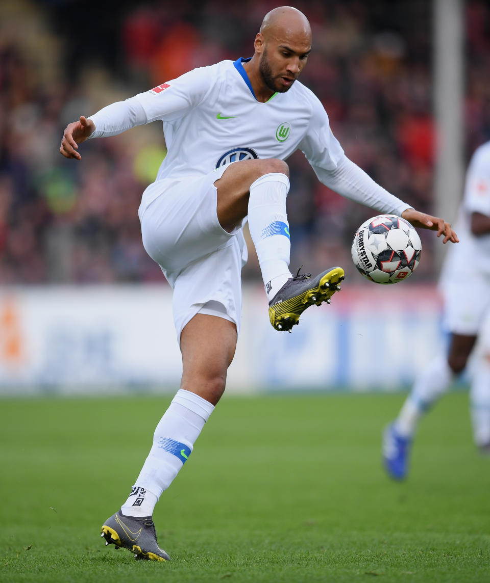 John Brooks had been excellent for Wolfsburg this season, but he had a game to forget against Freiburg. (Matthias Hangst/Getty)