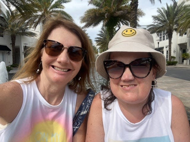 Sharon O'Prey, left, and her daughter, Adrienne O'Prey, pushed for improvements in their neighborhood park to better accommodate people with disabilities and mobility issues, thanks to help from the Center for Independent Living of Northwest Florida.