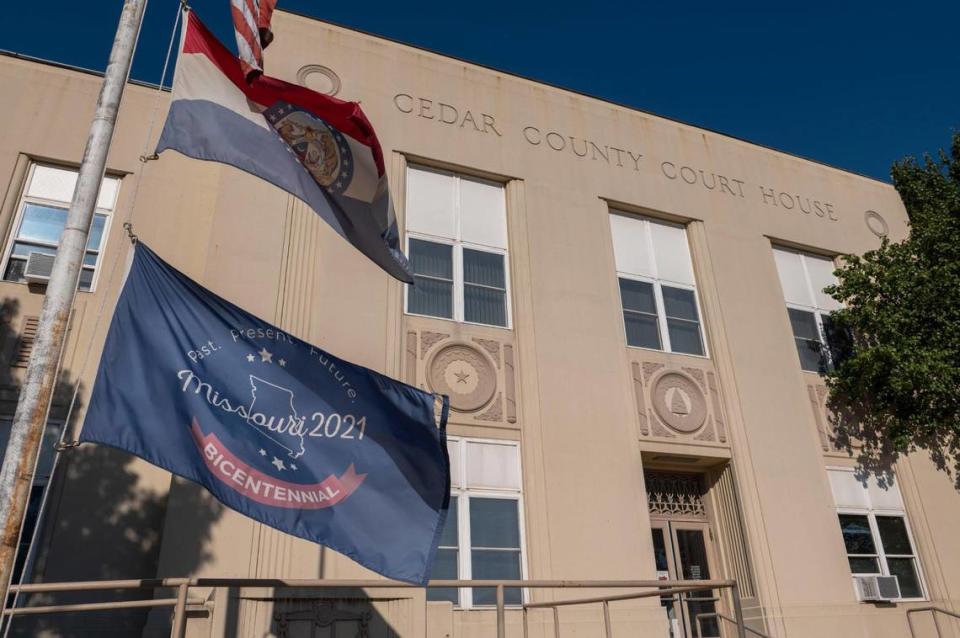 A judge delayed action on closing Agape Boarding School in a hearing Monday at the Cedar County Courthouse in southwest Missouri.
