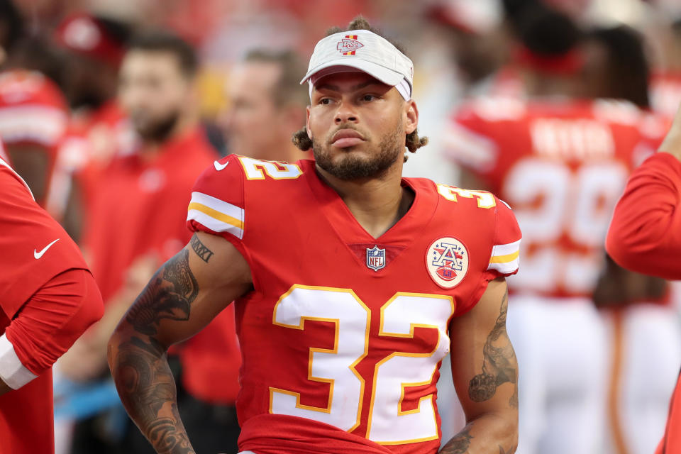 Tyrann Mathieu with the Chiefs.