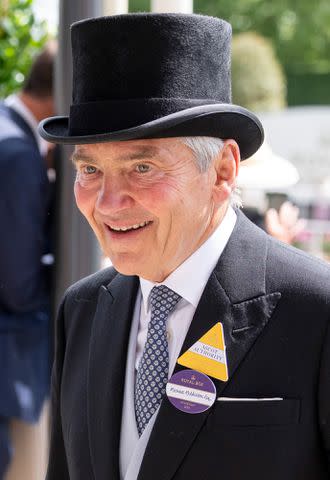 <p>Mark Cuthbert/UK Press/Getty</p> Michael Middleton attends day two of Royal Ascot 2024 on June 19, 2024 in Ascot, England.