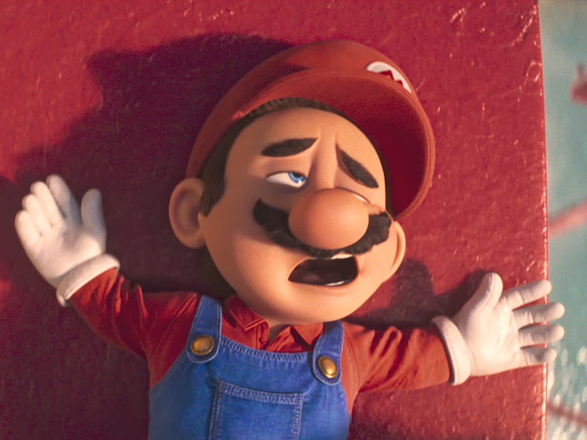 Mamma mia: Mario (Chris Pratt) in ‘The Super Mario Bros Movie’ (Nintendo/Illumination)