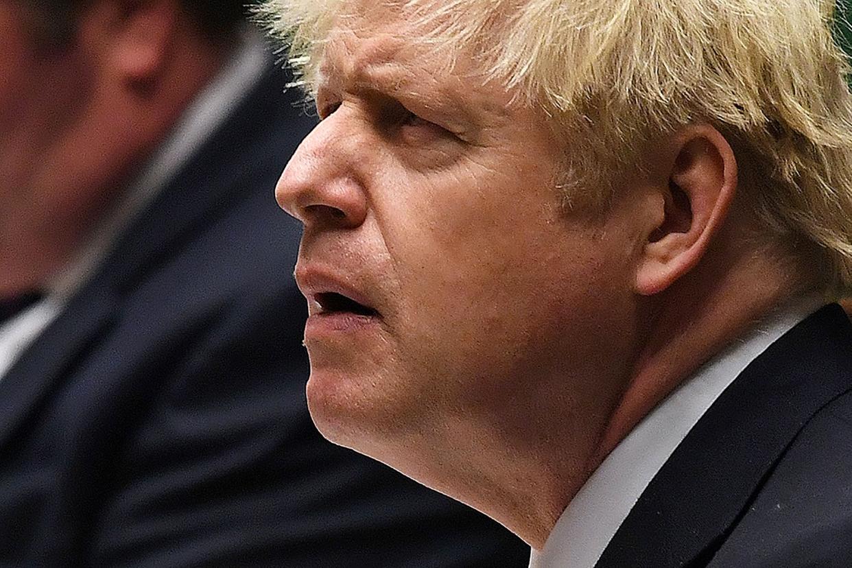 Boris Johnson’s Brexit bill under fire again, as trade talks continue (UK PARLIAMENT/AFP via Getty Imag)