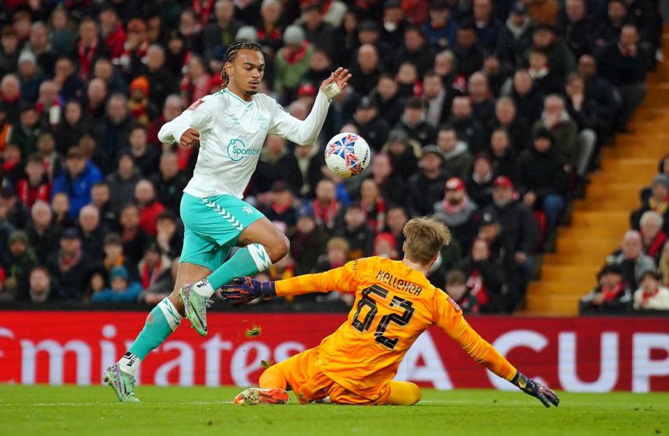 Kelleher was impressive again to keep another clean sheet (Peter Byrne/PA Wire)