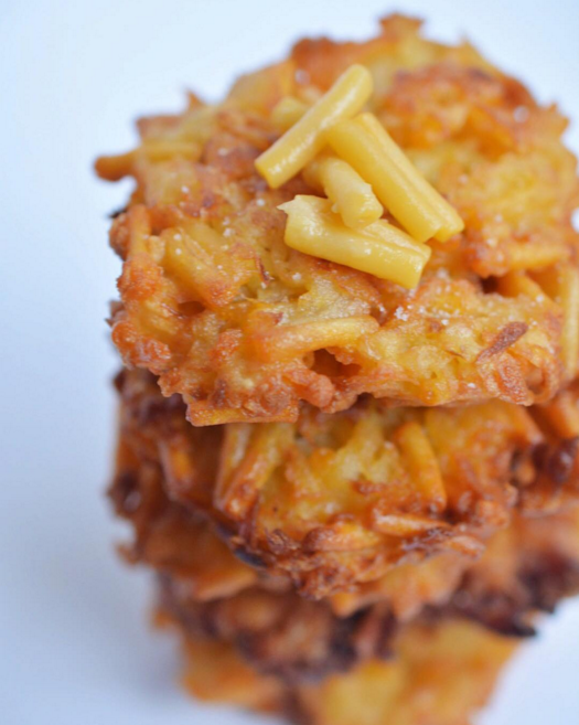 Mac and Cheese Latkes