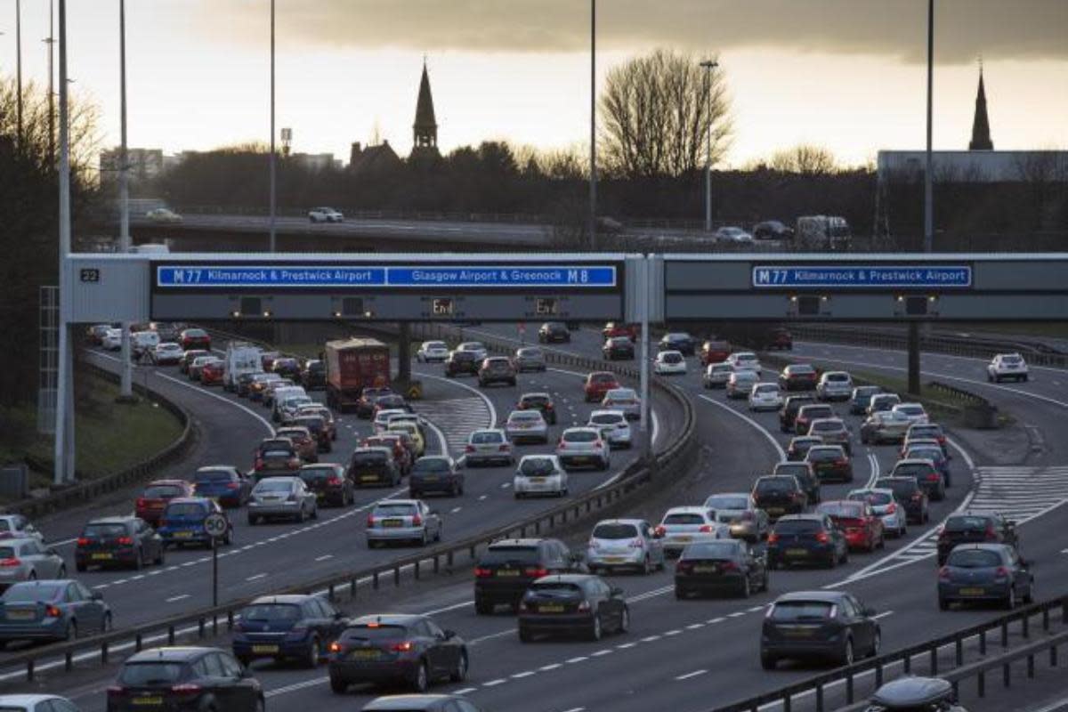 Stock image of the M8 motorway <i>(Image: Archives)</i>