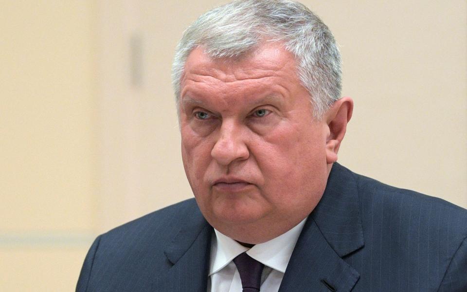 Igor Sechin Chief Executive of Rosneft company - Reuters/Sputnik Photo Agency