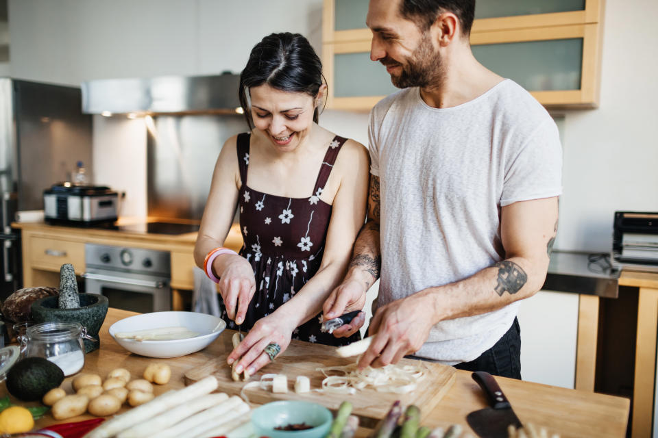 Trouble can start in a relationship when family members interfere with your time alone together. Photo: Getty