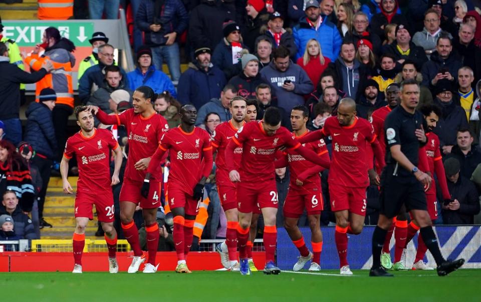 Liverpool have been in prolific goalscoring form (Peter Byrne/PA) (PA Wire)