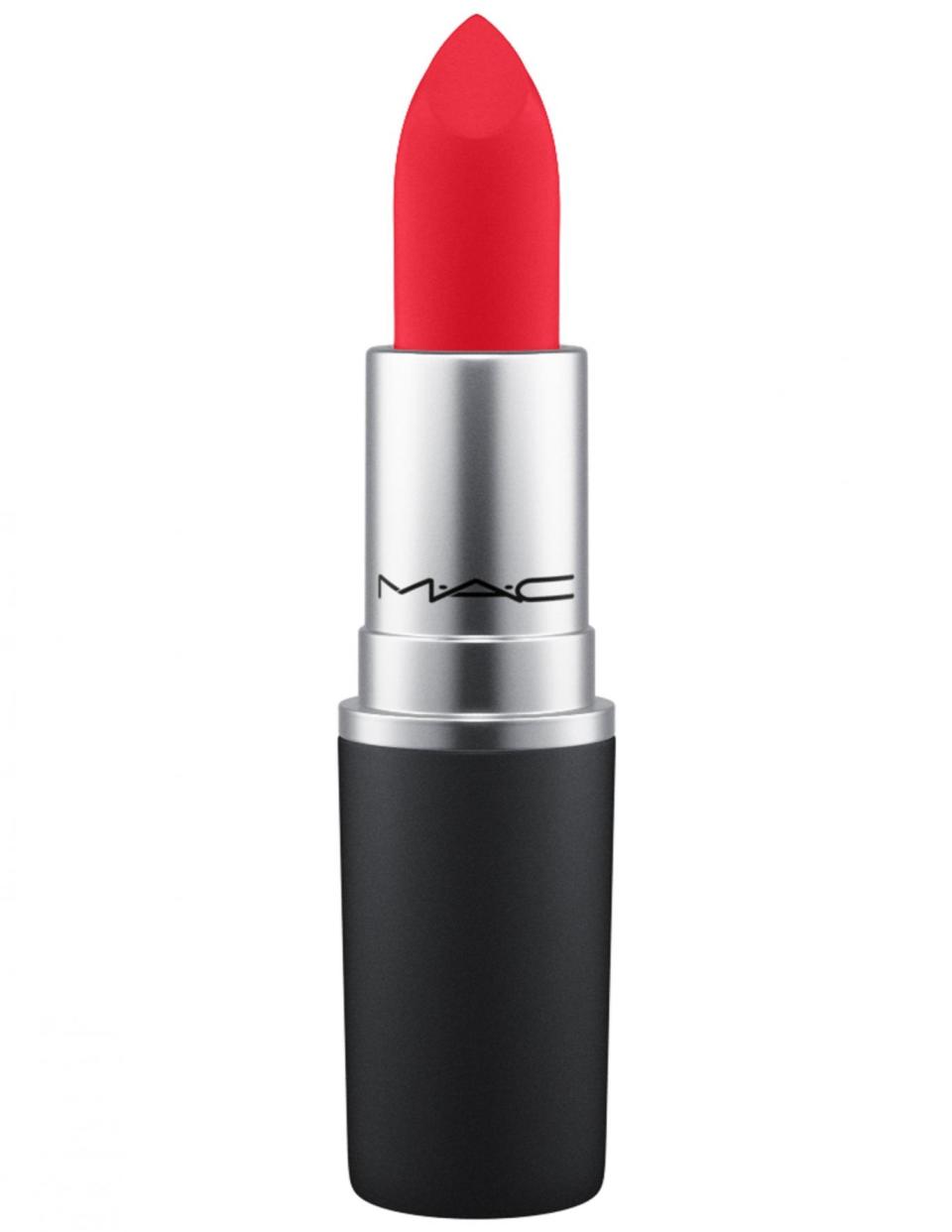 Powder Kiss Lipstick, MAC, £17.50, maccosmetics.co.uk