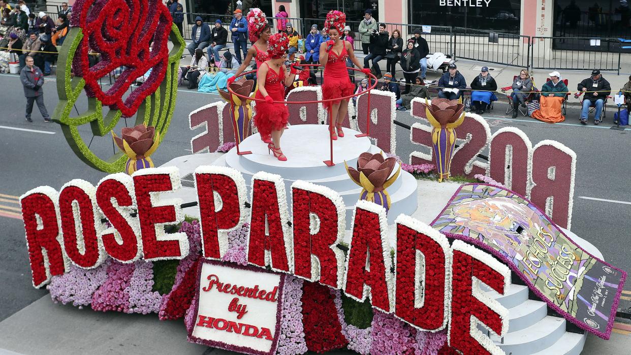  Float in the 128th annual Tournament of Roses Parade. 