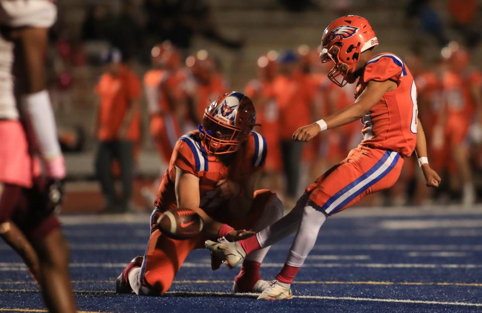 The Canutillo Eagles defeated the Golden Eagles of Andress High School with a final score of 58-0.