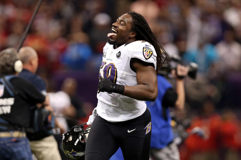 Dannell Ellerbe was a quiet force for the Baltimore Ravens when they beat the San Francisco 49ers in Super Bowl XLVII. (Photo by Christian Petersen/Getty Images)