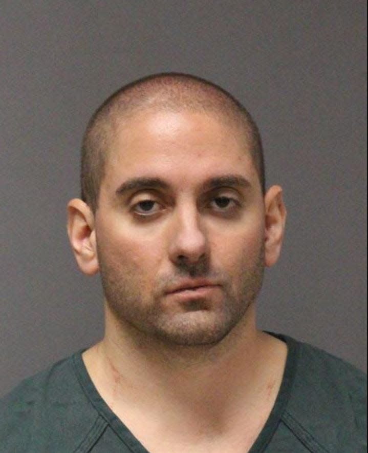 Michael Mulgrew in his booking photo Thursday at the Ocean County Jail in Toms River.