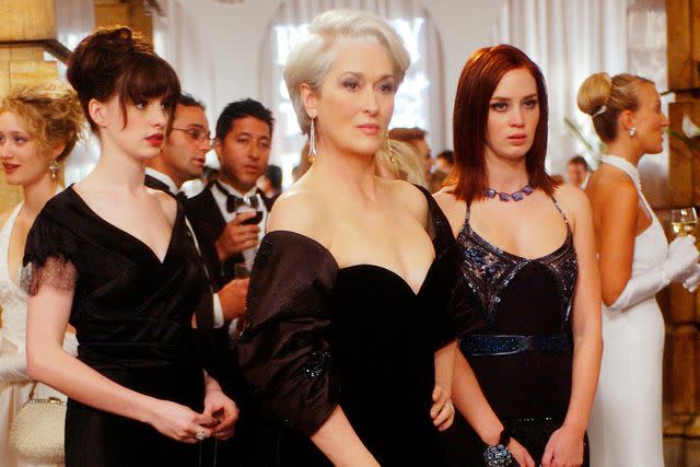 Barry Wetcher/20th Century Studios Anne Hathaway, Meryl Streep, Emily Blunt in 'The Devil Wears Prada'