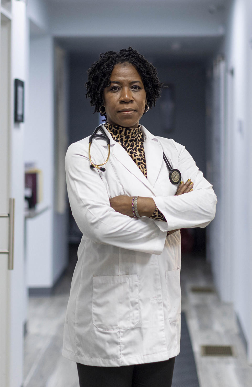 Infectious Disease and Internal Medicine Physician, Dr. Zandraetta Tims-Cook, (Alyssa Pointer for NBC News)