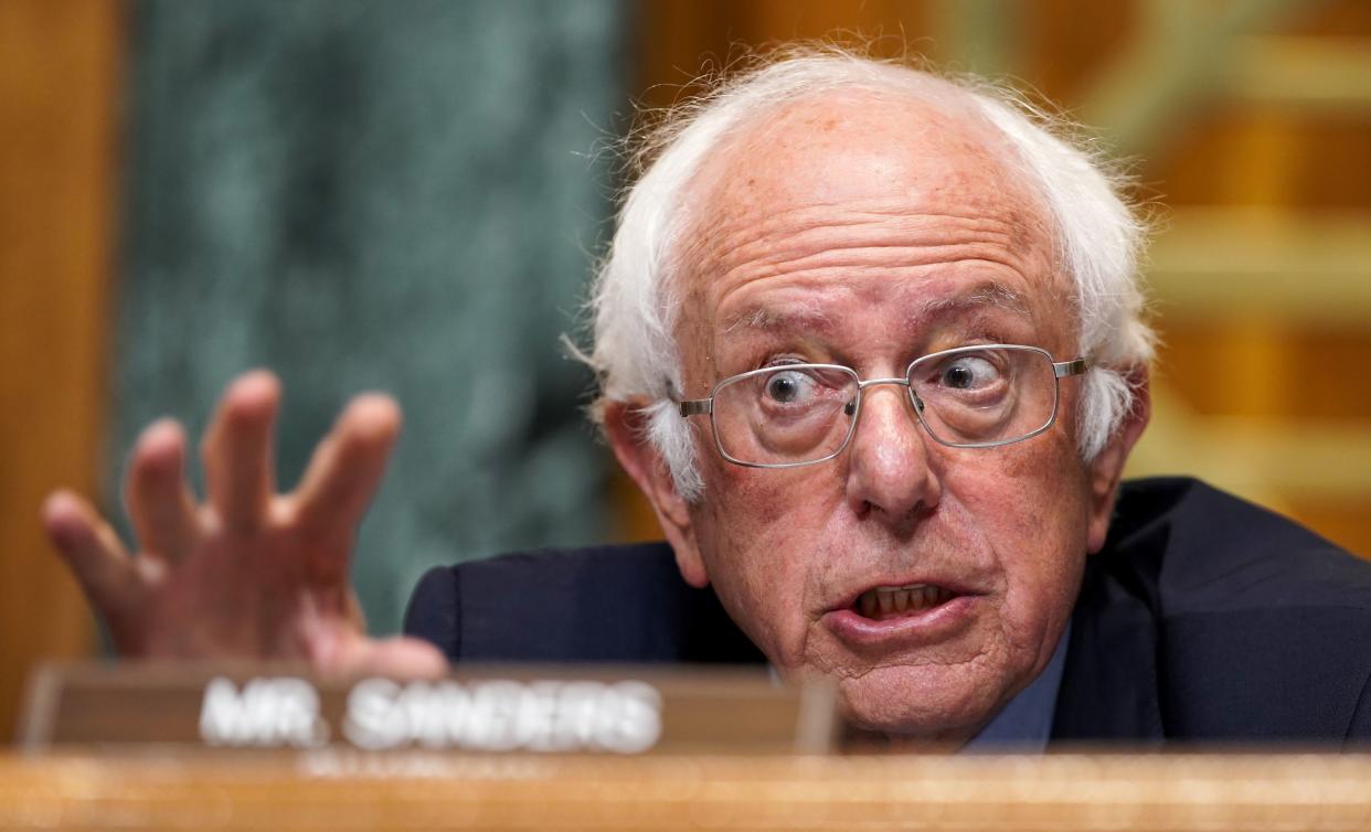 Independent Sen. Bernie Sanders of Vermont said on Sunday: "All that the president is doing, all I am doing is taking a look at reality for working families ... Now it is time to create good paying jobs."
 