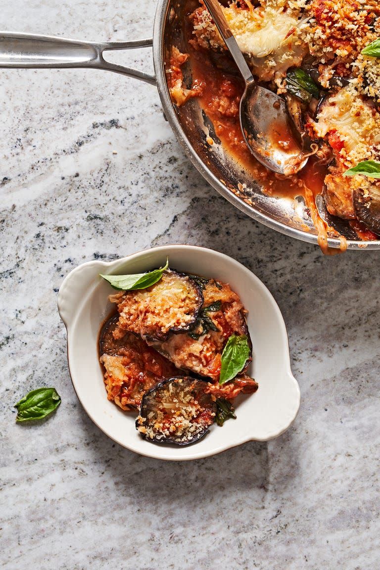 skillet eggplant parm