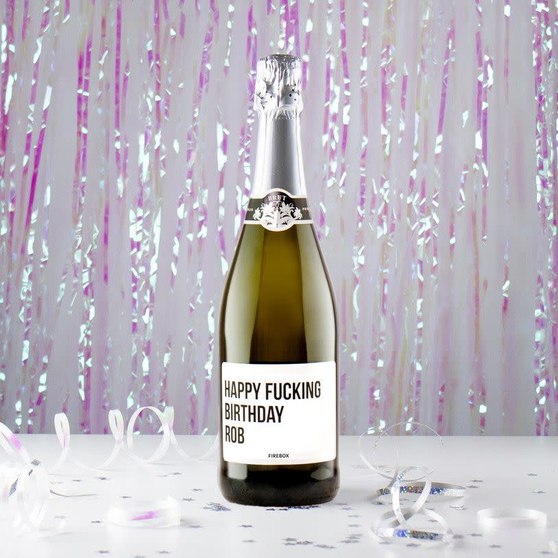 22) Happy F*cking Whatever Personalized Prosecco