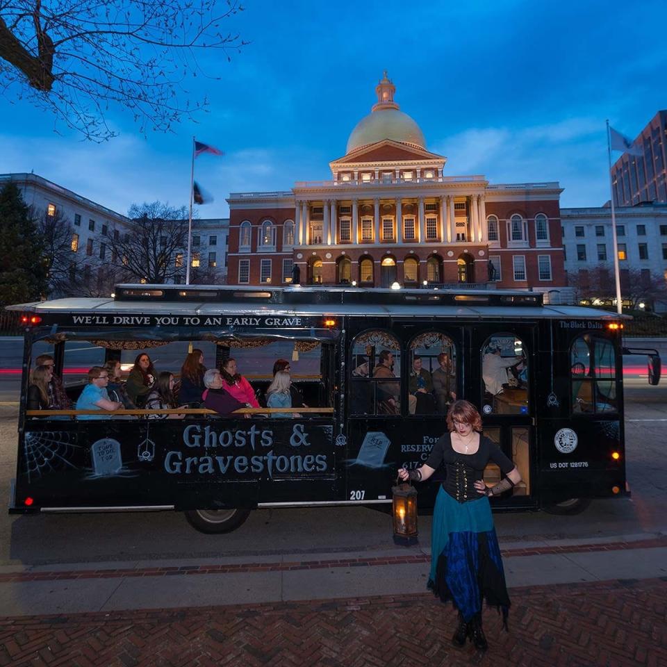 The "Ghosts & Gravestones" trolley tour is one of the region's most popular Halloween tours.