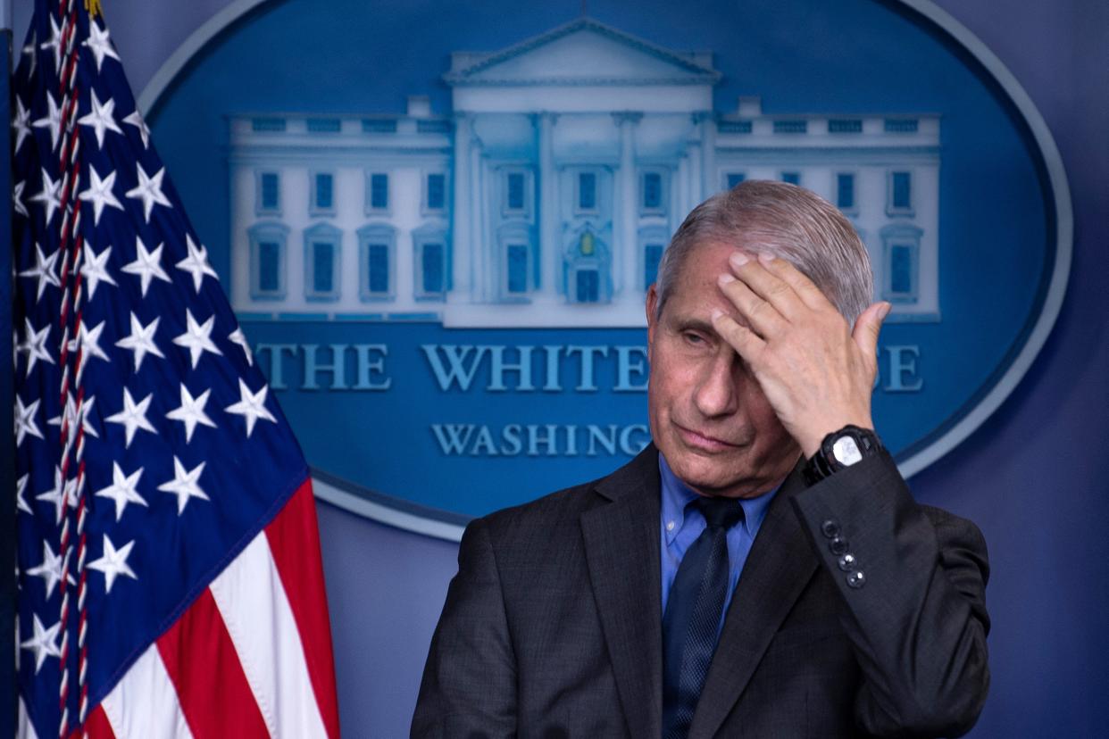 Dr Anthony Fauci believes the Covid situation in the United States is about to get worse (AFP via Getty Images)