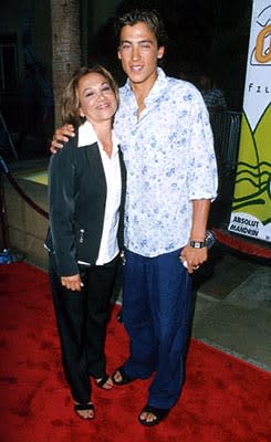 Andrew Keegan with his mommy at the Egyptian Theatre premiere of Sony Pictures Classics' The Broken Hearts Club