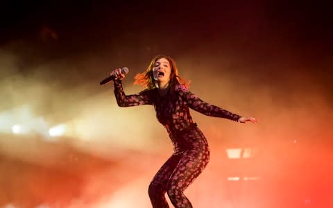 Lorde performs at Glastonbury Festival in 2017 - Credit: Paul Grover